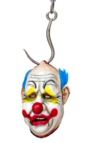 Payasos, Toy Ghoulish Productions Decapitated Chunky Clown, Decoración Colgante de Cabeza de Payaso Decapitado, Decoraciones Colgantes de Payasos Ideal para Decorar tu Casa...