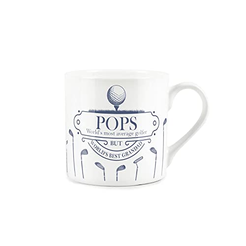 Purely Home Bad Golfer Joke Mug for Fathers Day - Pops Grandad - Fine Bone China White Coffee Tea Present Fathers Day Gift - Image 2
