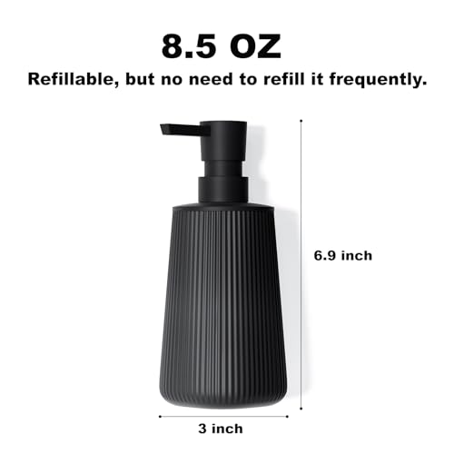 Uaniar YDSD-001 Matte Black Soap Dispenser For Kitchen, Dish Soap Dispenser Bathroom thumb #4