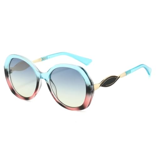 Lunettes de soleil ovales rétro femmes monture irrégulière tendance homme UV400 dégradée