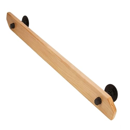 Main courante de support d'escalier mural en bois de pin pour garde-corps intérieur 9ft