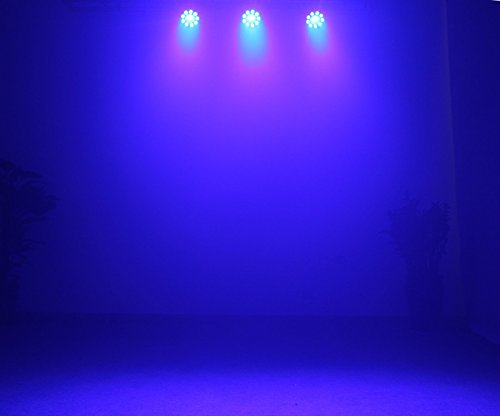 GBGS 86 RGB LEDs Par Lighting Bright Mini Stage Par Light with DMX512 Control Sound Activation for Party Celebration KTV Bar Theatres Clubs and Discotheques