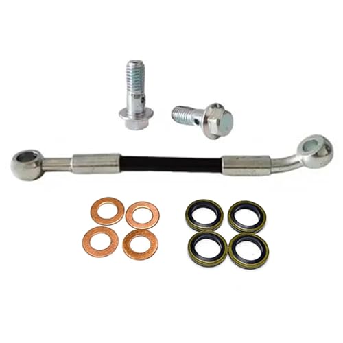 Manguera de freno de acero inoxidable de 400cm para circuito hidráulico de moto M8