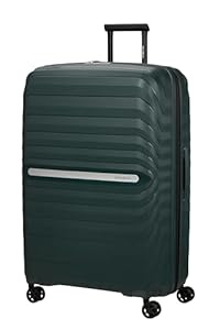 Samsonite Neo Flux - Spinner XL, Erweiterbarer Koffer, 81 cm, 130/145 L, Grün (Jungle Green)