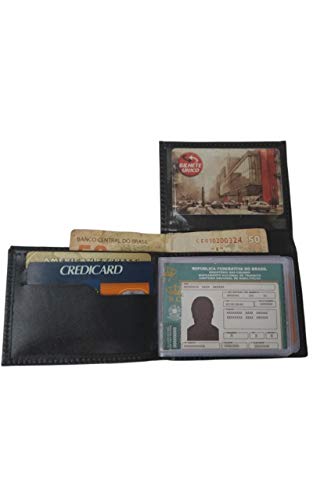 Mini Carteira Masculina Porta Cartão, Habilitação, Funcional Pequena