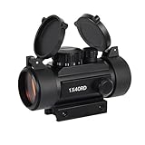 KASENTE 1x40 Red Dot Reflex Sight, Airsoft Rifle Scope, 11 Brightness Level, Tactical Optics Hunting Riflescope with 20mm / 11mm Weaver Picatinny Rail Mount