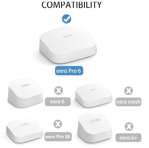 Support eero Pro 6 Tri-Band Mesh Wi-Fi 6 fixation murale sans vis - 2