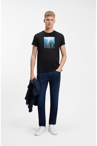 T-shirt BOSS Te Creature en jersey de coton imprimé pour homme - 2