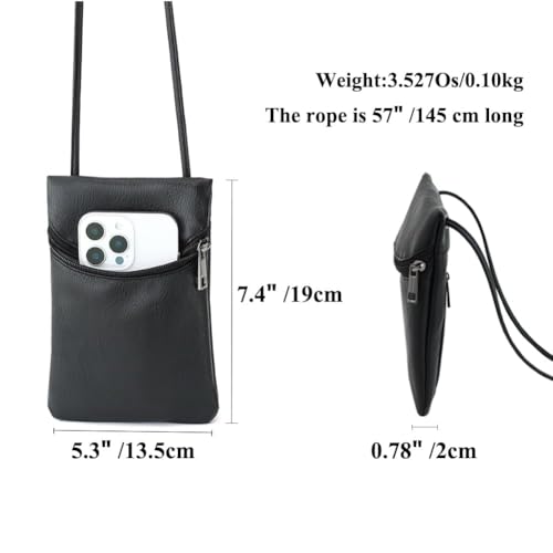 Image of Small Crossbody Women Cell Phone Purse Wallet Bag With Shoulder Strap