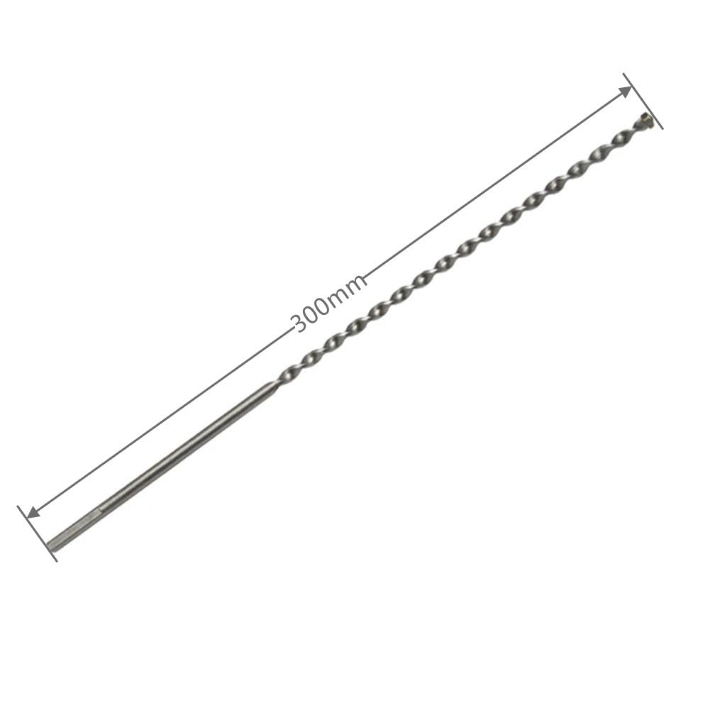 Wiertło do betonu o długości 300 mm, wiertło do muru z chwytem trójkątnym i końcówką z węglika(6x300mm)
