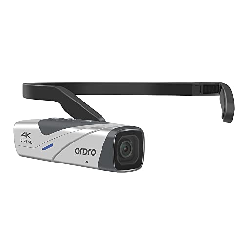 ORDRO-EP8-Ultra-HD-4K-Camcorder-60FPS-Vlog-Hands-Free-Head-Mounted-Video-Camera-Fast-Charging-Two-axis-Gimbal-Auto-Focus-Wi-Fi-Connection-with-Remote-Control-64G-Micro-SD-Card-Fast-Charger