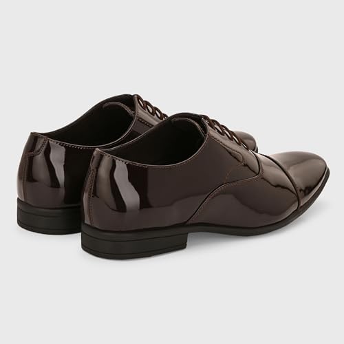 Image of Centrino Men's Formal Shoes |Premium Craftsmanship & Durable Build |Stylish & Elegant Design | Lace-Up Design with Cushioned Insole for Comfort |Craftsmanship for All-Day Elegance (9746)