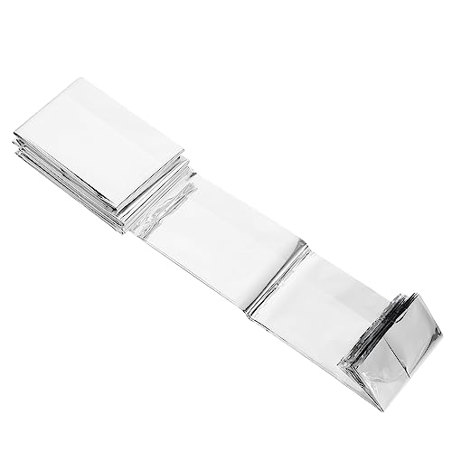 Toddmomy 1pc Thermal Emergency Blanket Aluminum Foil Survival Wrap for Lightweight Compact for Easy Carrying for Camping Emergency Situations