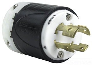 Pass & Seymour L1830P 30A 4W 120/280V T/L Plug