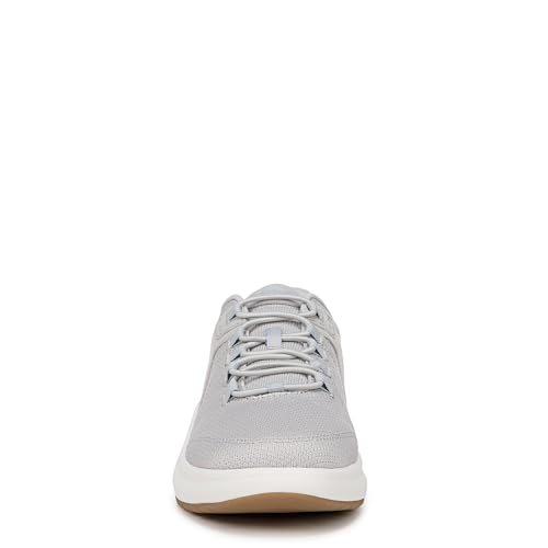 Dr. Scholl's Shoes Women's Feel at Ease Plantar Fasciitis Sneaker, Vapor Grey Fabric, 6.52