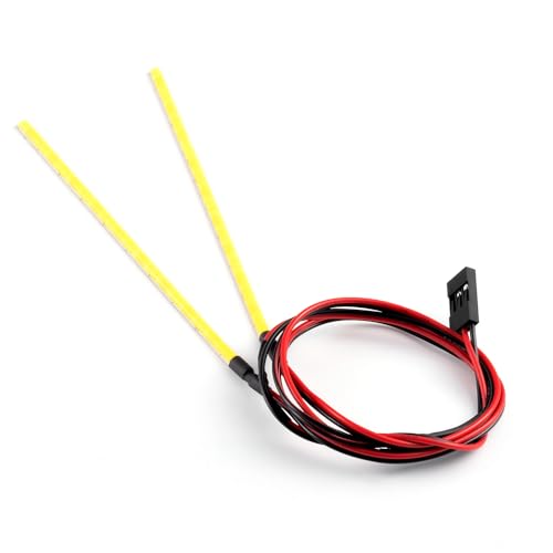 MOHERO Cuttable RC Car LED Lights Strip for All 1/10 RC Drift Car and RC Off-Road Truck (White, 10cm(3.93"))