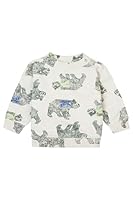 Noppies Baby - Jungen Boys Sweater Gouzon Long Allover Print, Oatmeal Melange - P611, 56 EU