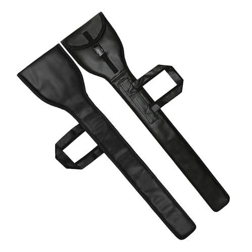 UK EMPIRE GROUP Masonic Knights Templar Sword Carrying Case Black Leather 92 cm | Soft Padded Storage Bag