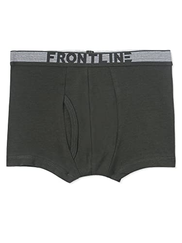 Image of Rupa Frontline Colors Kids Front Open Mini Trunks | Soft-Touch Cotton Stretch | Snug Fit | Breathable Fabric | Pack of 2