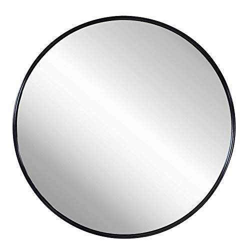 Buy Hendson Black Round Wall Mirror 24 Inch Large Circle Mirror