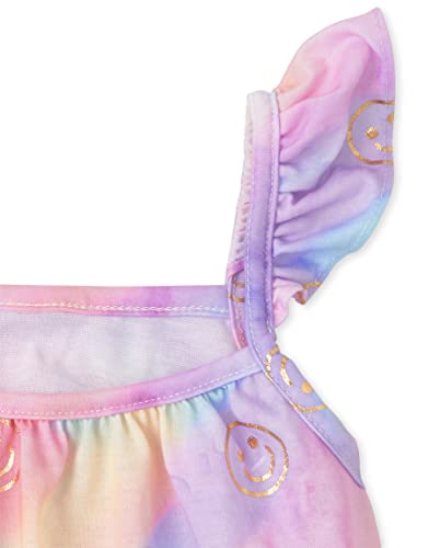 The Children's Place Girls Sleeveless Cami and Shorts 2 Piece Pajama Set2