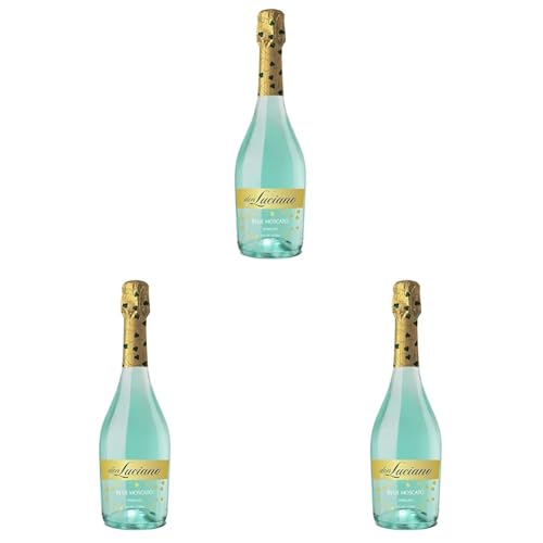 Don Luciano Blue Moscato – Charmat Moscato Azul – 1 Botella x 750 ml (Paquete de 3)