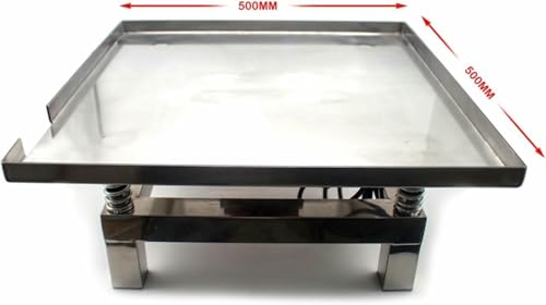 Plataforma vibratoria para concreto, mesa vibratoria para bloques, plataforma vibratoria mini de acero inoxidable, para pruebas de vibración miniatura 2