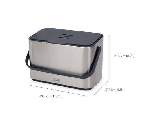 Caneca de basura rectang. acero inox 4 litros miniatura 5