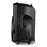 Fenton FT12LED MK2 12-inch Portable PA System with Wireless Mic, Battery Powered Bluetooth Speaker, LED Party Lights, MP3 Player, AUX Input, 700W - Image 9