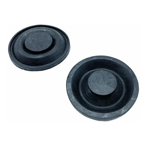 2 x Toilet Cistern Diaphragm Washers for Ball Float Valve - 32mm Diameter Rubber Cover