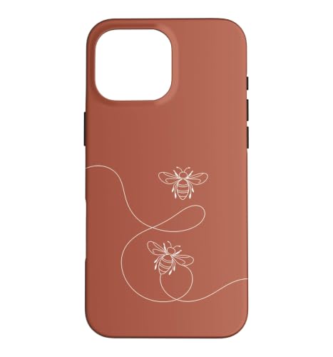 �A�[�e�B�X�e�B�b�N�ȃn�`�̃y�A���C���C���X�g �X�}�z�P�[�X iPhone 16 Pro Max �p