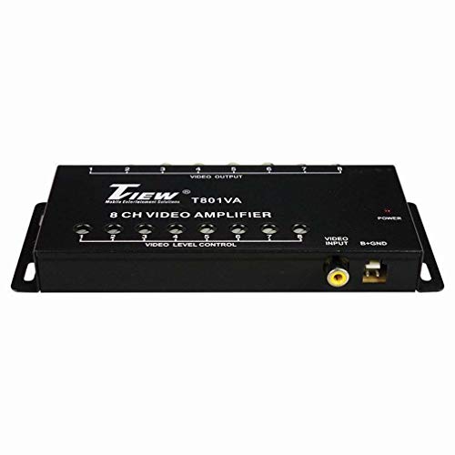 Tview T-View 8 Channel Car Video Amplifier - Connect Up To 8 Monitors 7.5in. x 3.75in. x 1in.