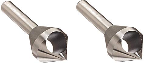 KEO 53512 Cobalt Steel Single-End Countersink, Uncoated (Bright) Finish, 82 Degree Point Angle, Round Shank, 5/16