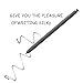 Galaxy S24 Ultra S Pen WithBluetooth for Samsung Galaxy S24 Ultra Stylus Pen, Galaxy S24 Ultra 5G S Pen Replacement with 4,096 Pressure Levels 0.7mm Fine Tip (Dark Gray)