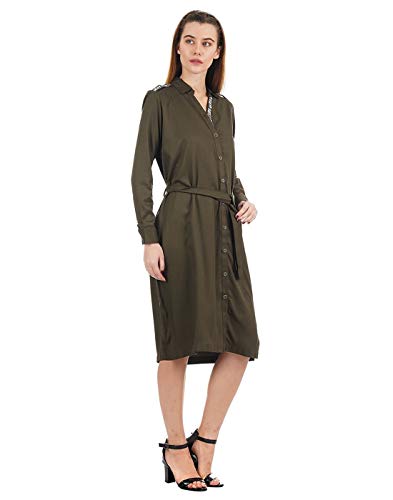 Image of Pepe Jeans Green Women Dresses