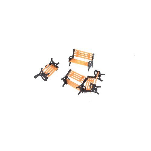 5pz Panchina in Miniatura Panco Giardino Modello