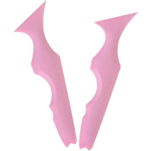 Plantillas reutilizables de silicona para delineador, 2 piezas