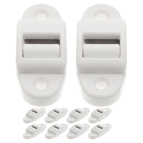 Toyvian 10pcs Roller Shutter Belt Strap Guides with Internal Brush for 14mm Webbing, Plastic Belt Guide Replacement Accessories for Window Shutters and Curtain Webbing Cleaning