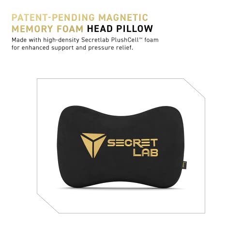 Secretlab Titan Evo House Lannister Gaming Chair - Reclining - Ergonomic & Comfortable Computer Chair with 4D Armrests - Magnetic Head Pillow & Lumbar Support - Small - Red/Gold - Leatherette