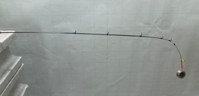 Amazon.co.jp: カーボン ワカサギ竿 ロング518mmブラック塗装 専用