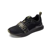 PUMA Boys Wired Run OG JR Gym Running Shoes Black-Camo 4 Medium (D) Big Kid