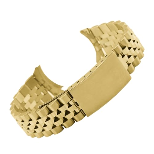 Bracelet montre acier inoxydable bicolore or rose et argent avec boucle déployante