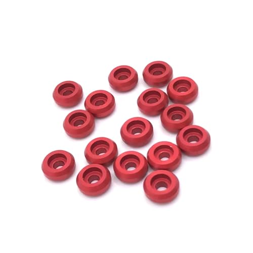 RC�J�[�A�b�v�O���[�h�p�[�c Compatible With MN For WPL For JJRC 1/12 1/16 RC�J�[�A�b�v�O���[�h�������i�A�N�Z�T���[�����v�����b�h�X�N�����[���b�V���[(Red)