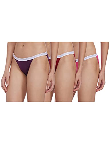 Image of Triumph Stretty Cotton 141 Everyday Comfort Tanga Brief - Pack of 3(Colors and Prints May Vary)