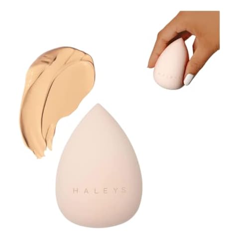 HALEYS Re–mix Complexion Sponge Vegan, Cruelty-Free Makeup Sponge Blender - Apply Liquid, Cream or Powder Foundation for a Precise, Streak-Free Finish (Pink) Cover