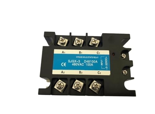 Relais triphasé SSR 100A CA à CA pour commutation silencieuse et sans étincelle
