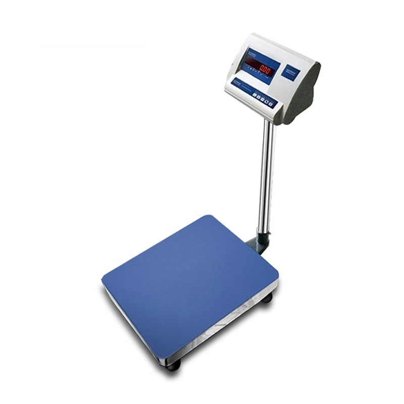 500kg x 50g Industrial Weighing Scale - Heavy Duty 500kg Capacity, 50g Resolution, 400x500mm Platform, LED Display, 220V & Battery for Warehouse Logistics Shipping