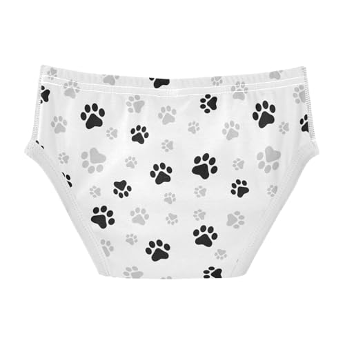 Cotton Little Boys Briefs Soft Dog Paw Toddler Underwear2
