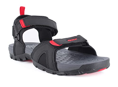 Image of Sparx Men's Sandals, Black Red, 6 UK, SS0587GBKRD0006