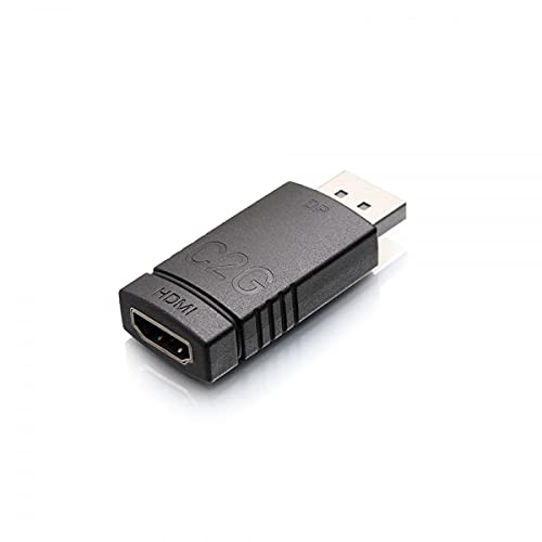 C2G DisplayPort™ na HDMI® konwerter adapterów - 4K 30Hz kompatybilny z Lenovo, HP, DELL, AMD i NVIDIA